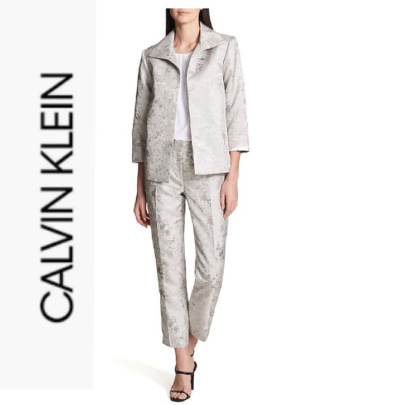 Calvin Klein Jacket Pant Suit Tin 
